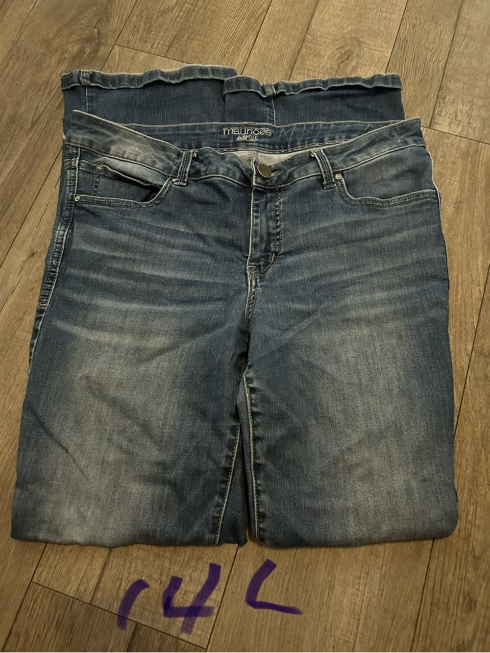 Maurices Men's Dark Blue Slim Straight Jeans